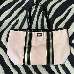 Victoria's Secret Pink Tote with Black Accents